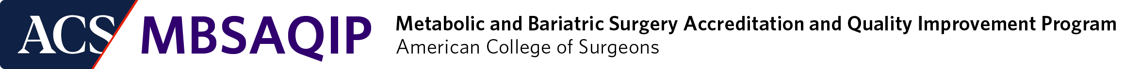 MBSAQIP horizontal logo